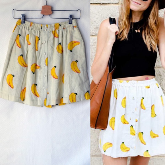 Pepaloves Dresses & Skirts - NWT Pepaloves Modcloth Banana Mini Skirt